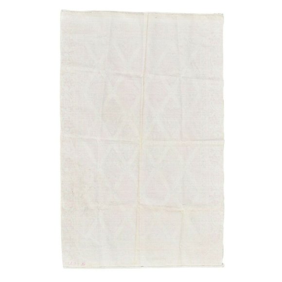 ABC Carpet Floorcloth Hand Stenciled Linen - Picture 2 of 4